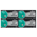 4 Murata Silver Oxide SR416SW SR416W SR416 1.55V Watch Battery - Replaces Sony