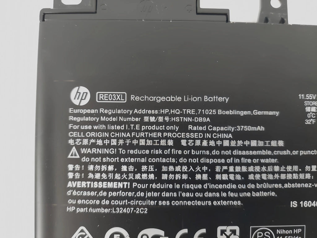 Genuine 45Wh RE03XL Battery For HP ZHAN 66 Pro 13 14 15 G2 G3 Series L32656-005