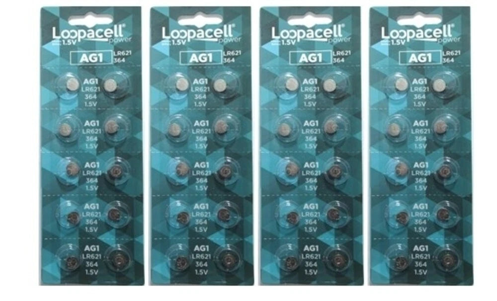 40 AG1 364 LR621 531 SR60 1.5V Alkaline Button Cell Watch Battery Ship From USA