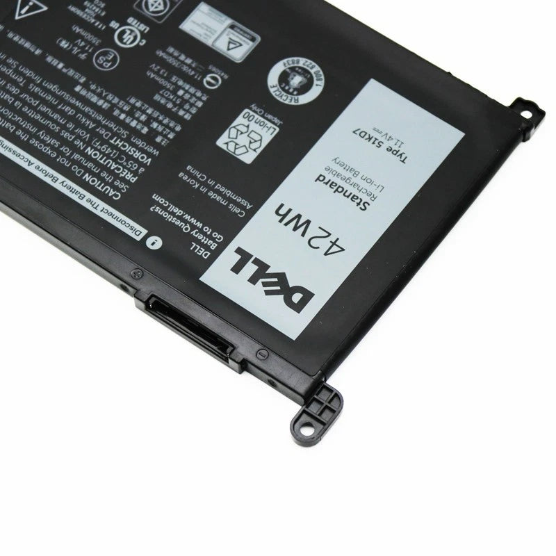 Genuine Dell Chromebook 3100 3180 3189 5190 3181 42wh Battery 51KD7 YWD3C OEM