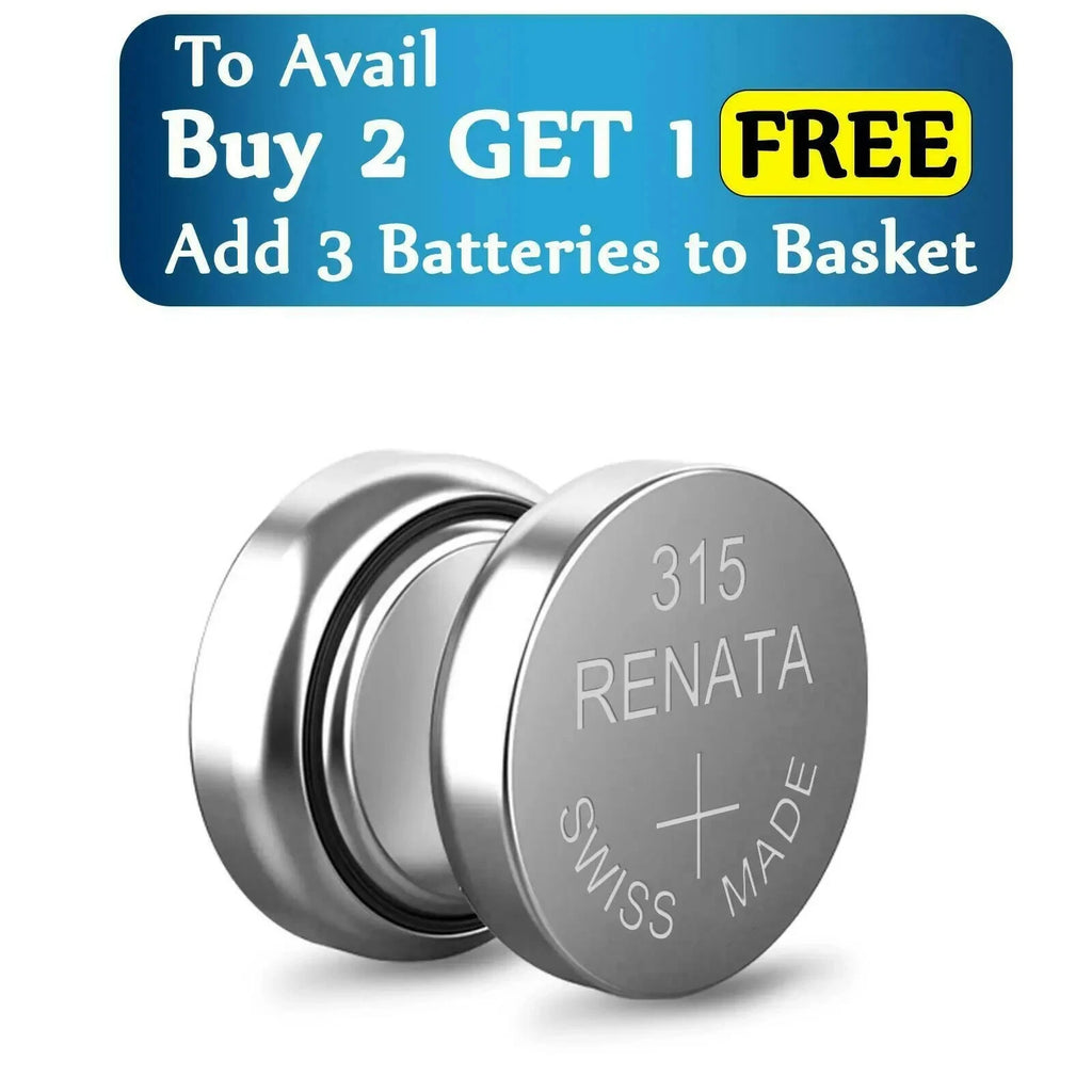 RENATA WATCH BATTERIES ?BUY 2 GET 1 FREE? 377 371 364 CR 2032 2025 ?ALL BATTERY?