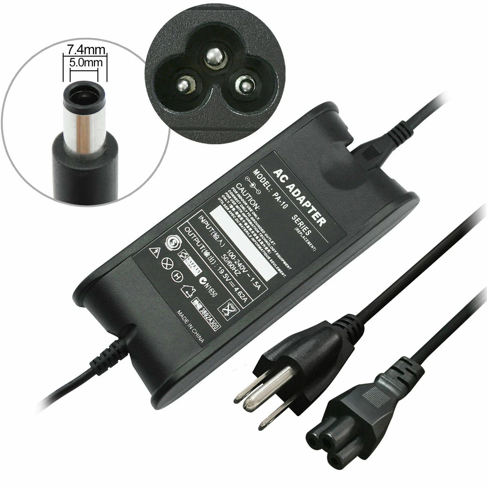 AC Adapter Charger For Dell Latitude E5470 E7270 E7470 Laptop Power Supply 90W
