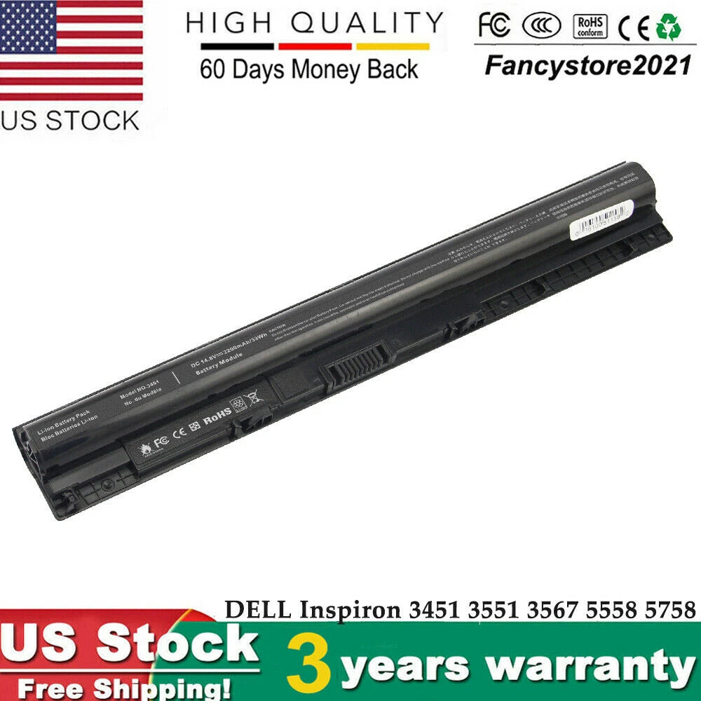 Laptop Battery For Dell Inspiron 15 5000 Series 5559 Model Type M5Y1K 453-BBBR F