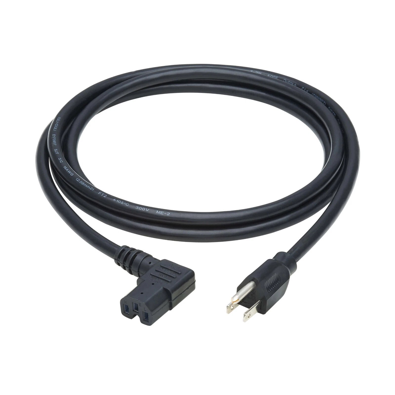 Lot of (10) HP POWER CORD C15 NEMA 5-15P 8 FT 125V 13A for Cisco Keysight