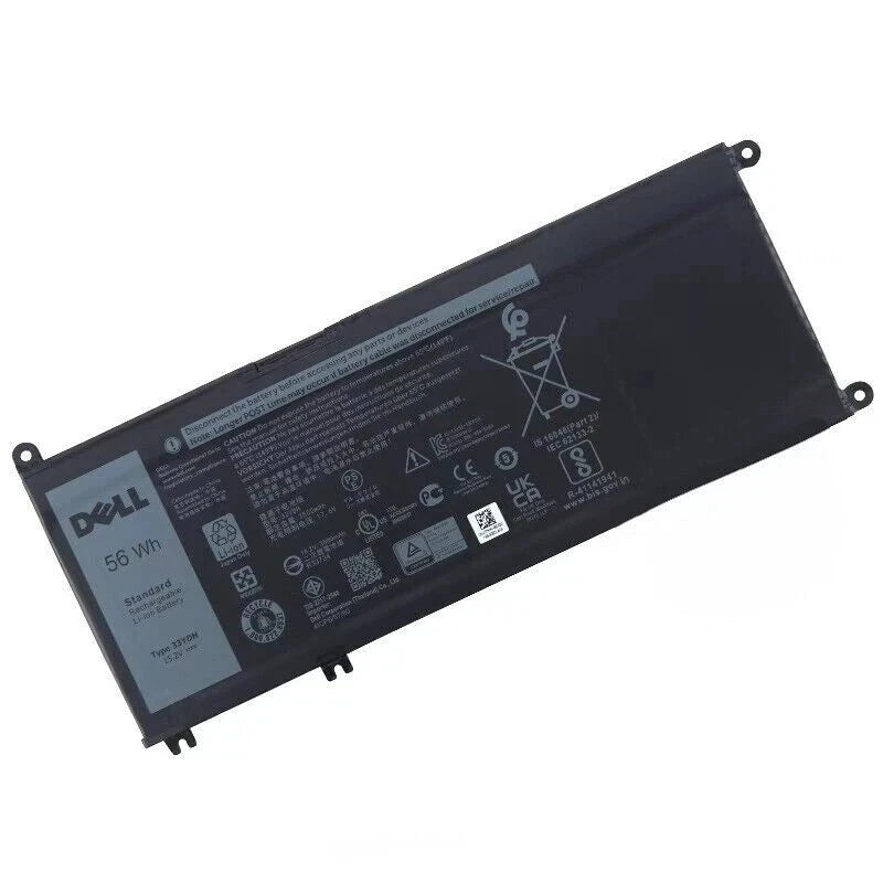 Genuin 33YDH Battery For Latitude 3380 3480 3490 3580 3590 Inspiron 7577 7586OEM