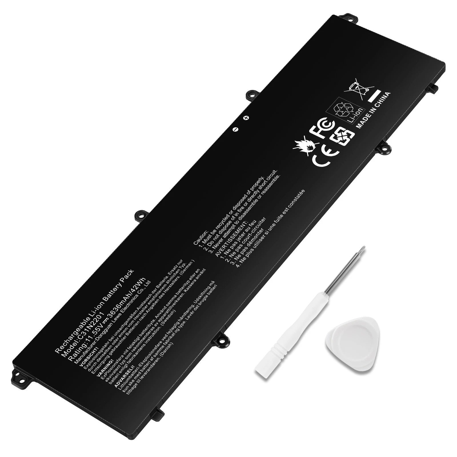C31N2201 Battery For Asus Vivobook F1504ZA E1504FA E1504GA X1504ZA 11.55V-42Wh