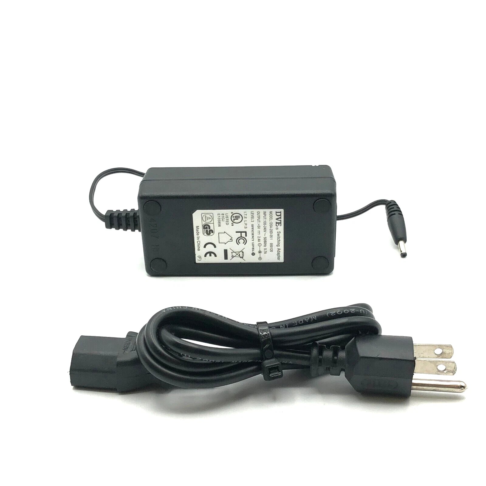 NEW Genuine 12W DVE AC/DC Power Adapter 5V 2.4A DSA-20D-05 1 050120 OEM