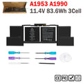Replacement A1953 Battery For MacBook Pro 15" A1990 Mid 2018 2019 EMC 3215 3359