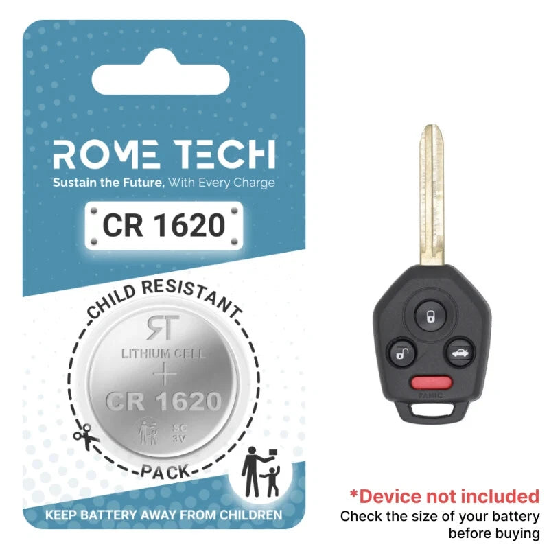Key Fob Battery Replacement for Subaru Forester 2022 2021 2020 2019 2018 - 2014