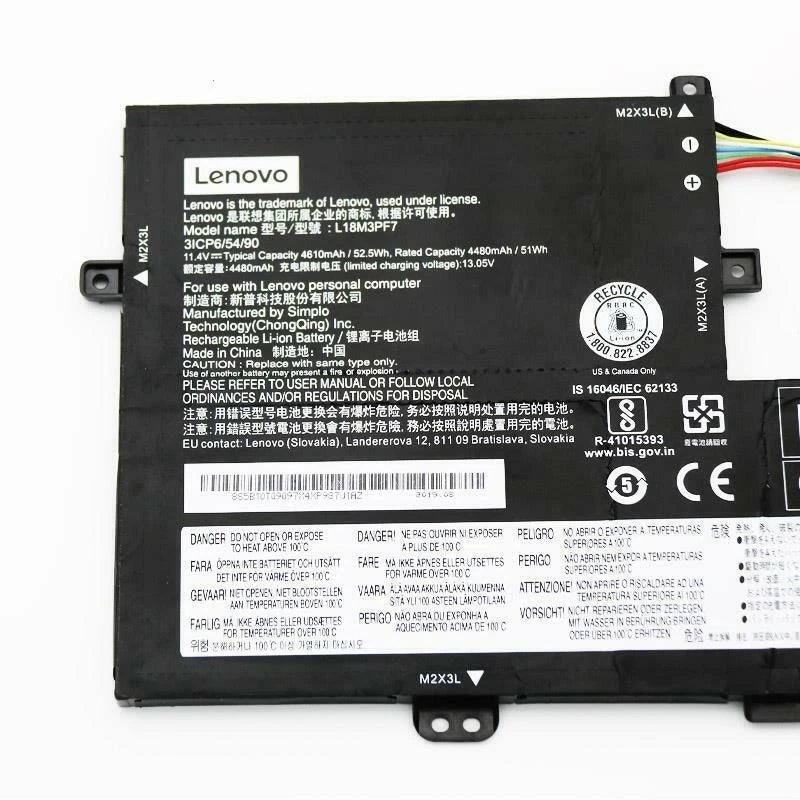 Genuine L18M3PF7 L18L3PF3 Battery for Lenovo ideapad S340-14IML/14API/14IIL/14IW