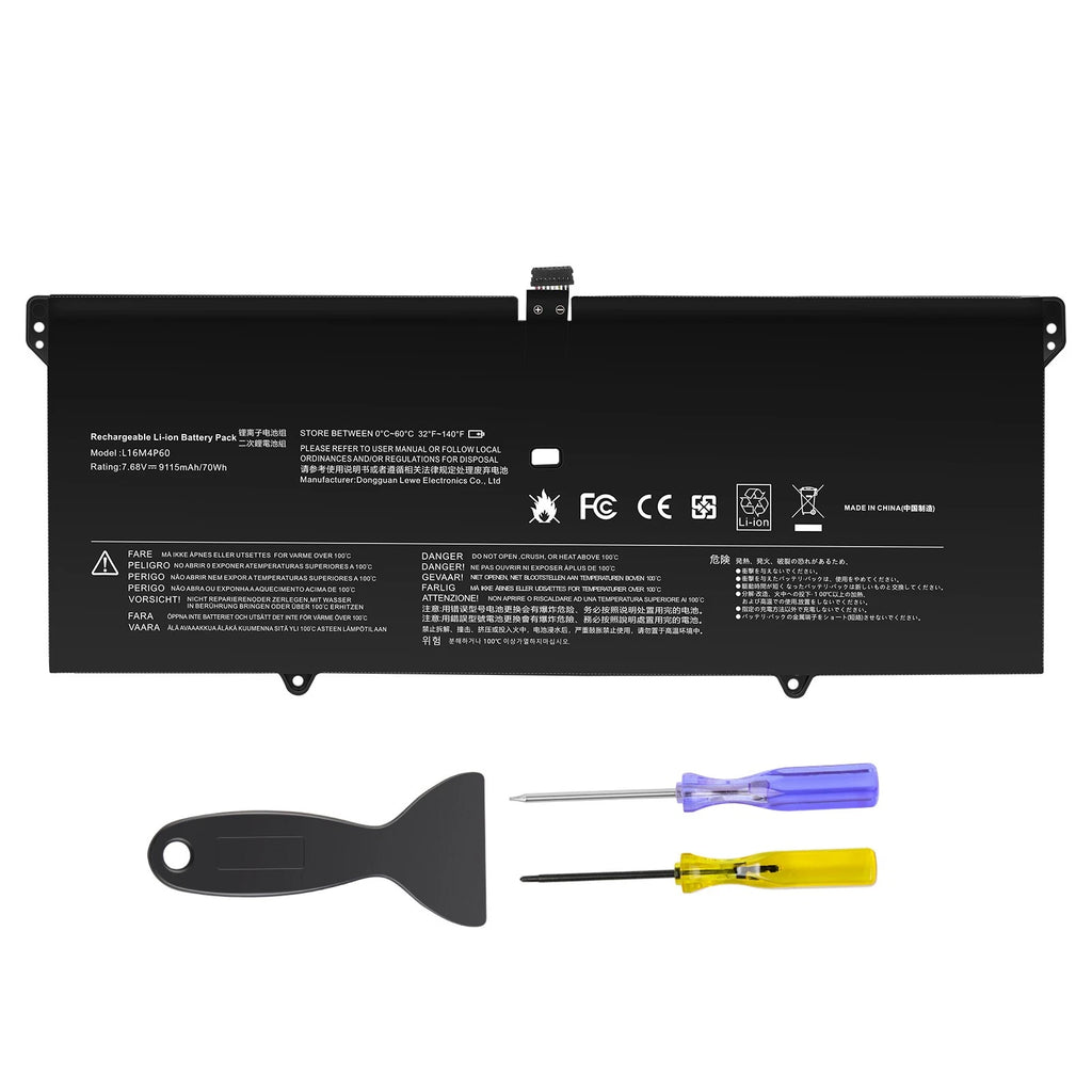 L16M4P60 Battery for Lenovo Yoga 920-13IKB 920-131KB 920-13IKB-80Y7 80Y8 70Wh US