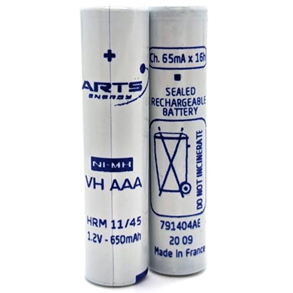 Arts Energy 1.2V 650mAh AAA NIMH Low Button Top Battery - 791404AE / 417984-106