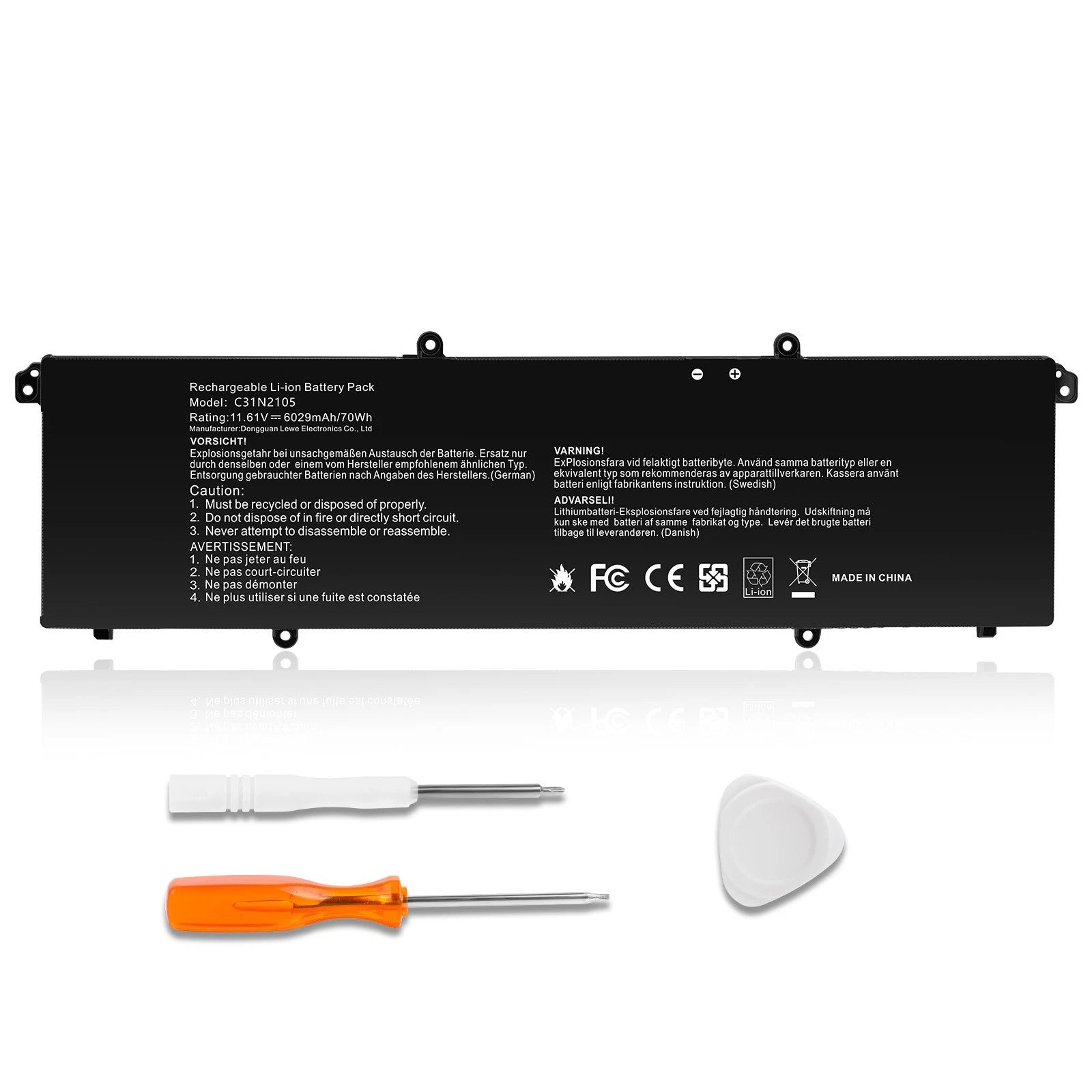 C31N2105 Battery For Asus VivoBook 15X OLED X1503ZA S 15 K3502ZA 15X M1503QA
