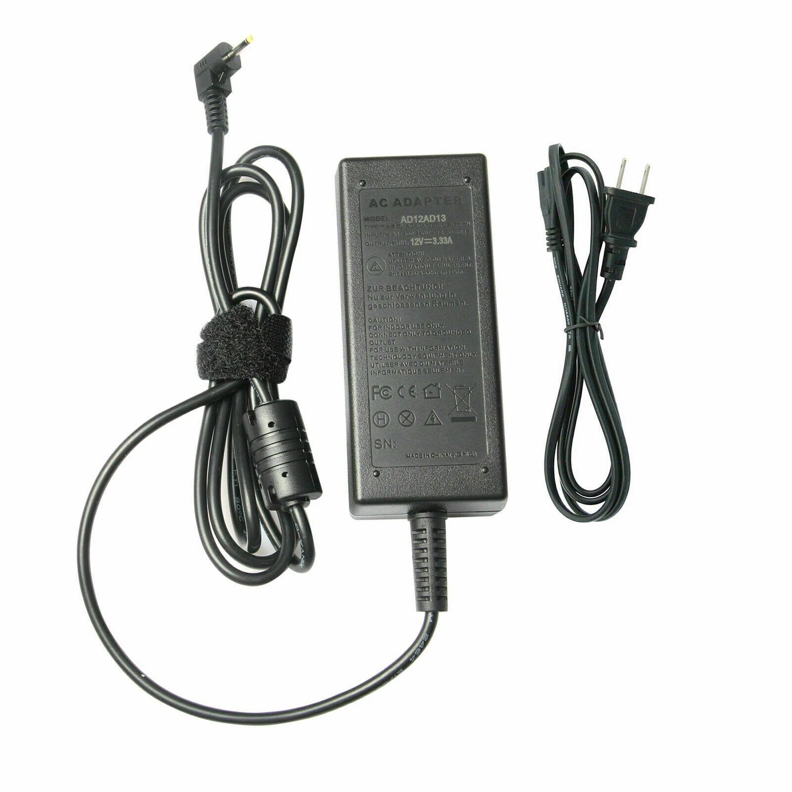 Charger For Samsung Chromebook 11.6 Inch 2 3 XE500C13 XE303C12 40W AC Adapter