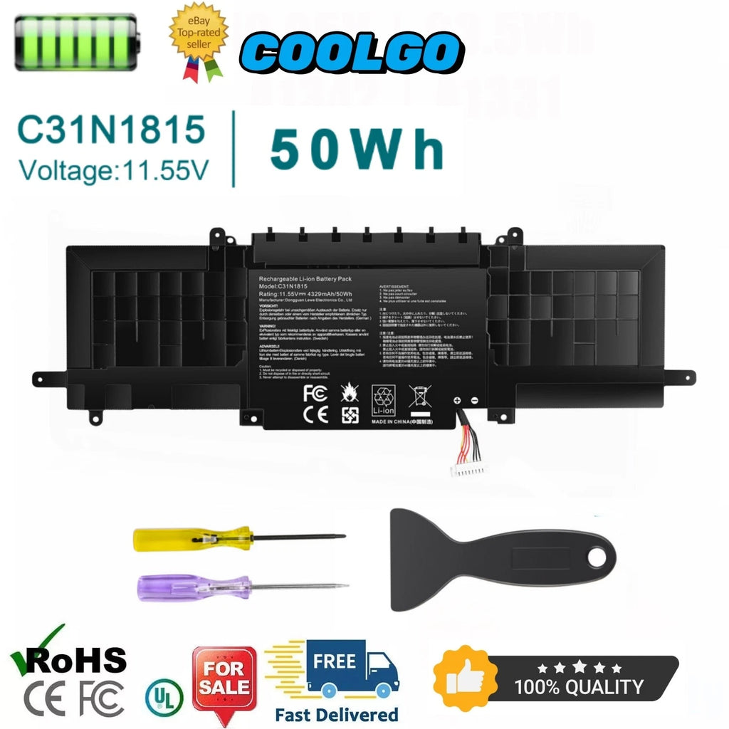 ?C31N1815 Battery For ASUS Zenbook 13 UX333 UX333F UX333FA UX333FAC UX333FN 50Wh