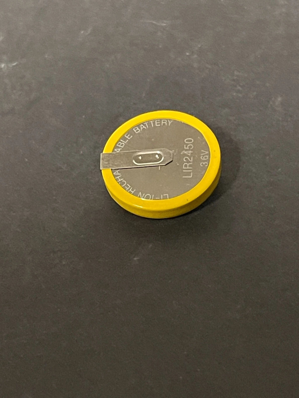 Brand New Li-ion Rechargeable LiR2450 Battery w/ 2 Pins