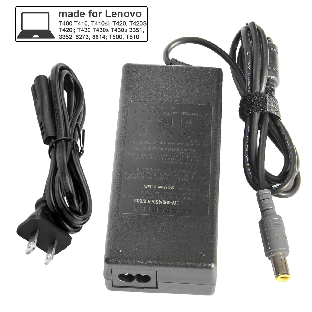90W Charger for Lenovo Thinkpad X200 X201 X220 X230 X230t X301 AC Power Adapter