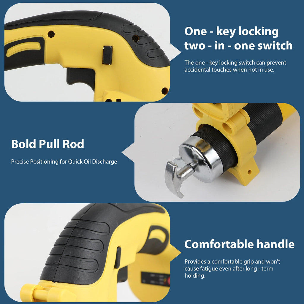 400CC Electric Cordless Grease Gun For Makita 18V /w 2x 5.5Ah Battery 23000r/min