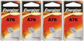 4 NEW LR44 ENERGIZER A76 L1154 AG13 357 SR44 303 BATTERIES