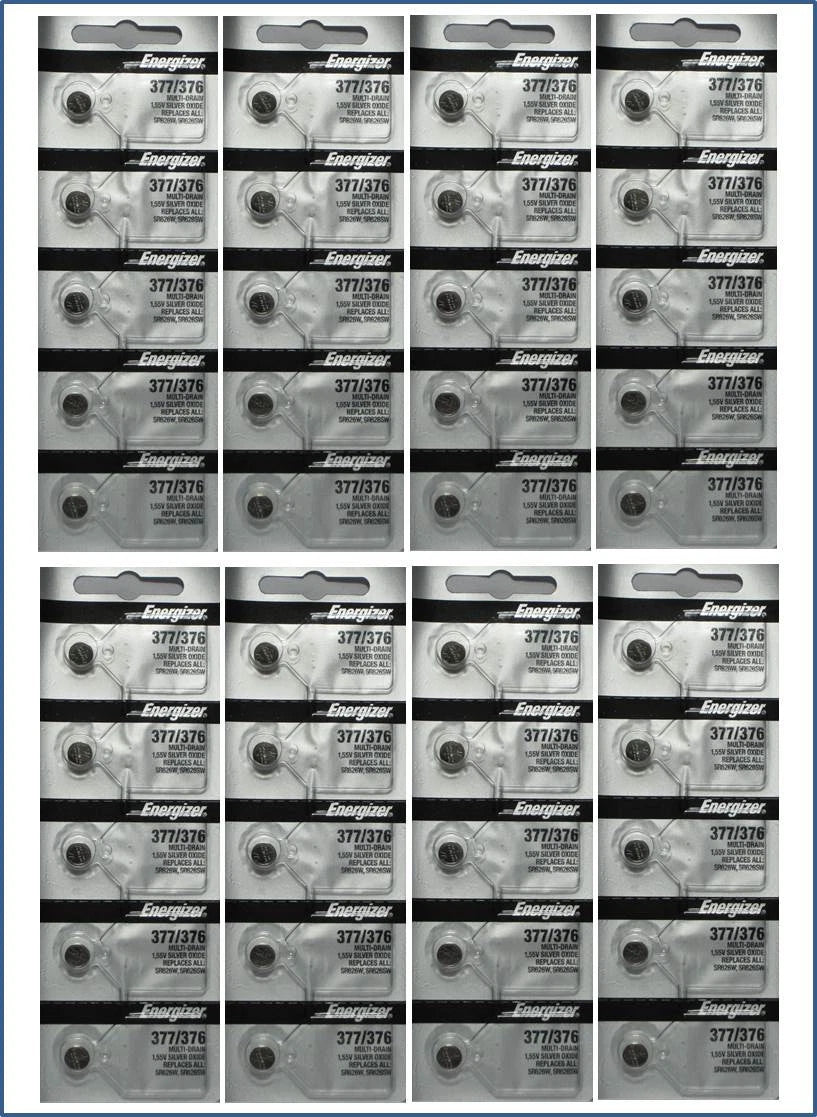 40 Energizer SR626SW SR626W Batteries