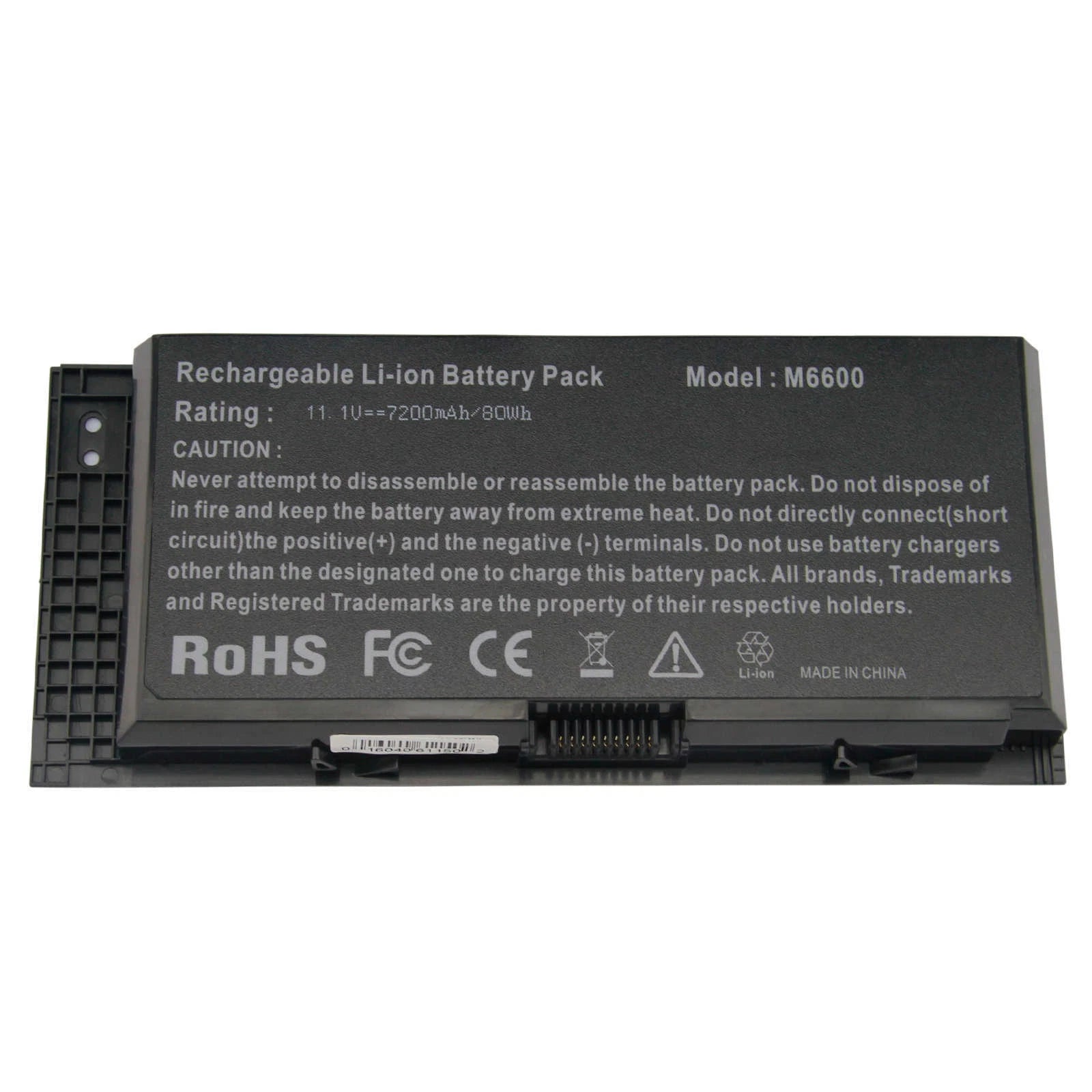M6600 Type FV993 Laptop Battery for Dell Precision M4600 M4700 M4800 M6700 M6800