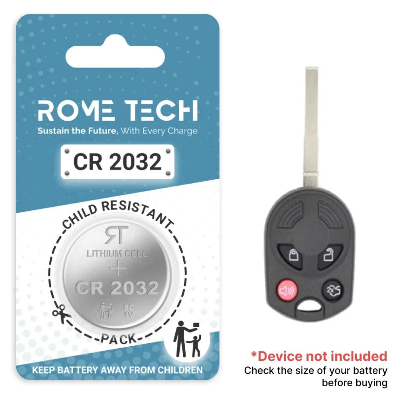 Key Fob Battery Replacement for Ford Focus 2019 2018 2017 2016 2015 2014 - 2000