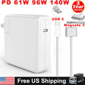 USB-C Power AC Adapter Charger For MacBook Air Pro 16'' 15'' 14" 13'' 2016-2022