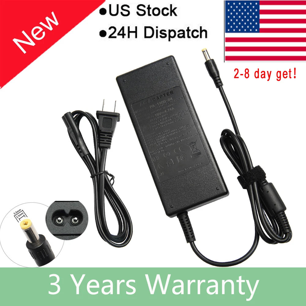 19V 90W AC Adapter Charger For Vizio E320VP M261VP LED LCD TV Power Supply F