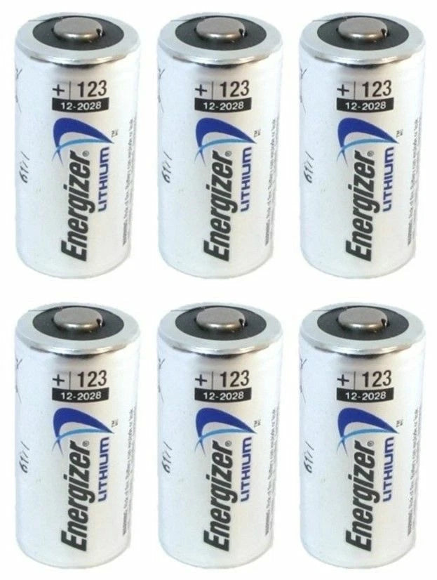 10 X FRESH NEW ENERGIZER CR123A DL123 123 EL123 CR17345 LITHIUM BATTERY EXP 2030