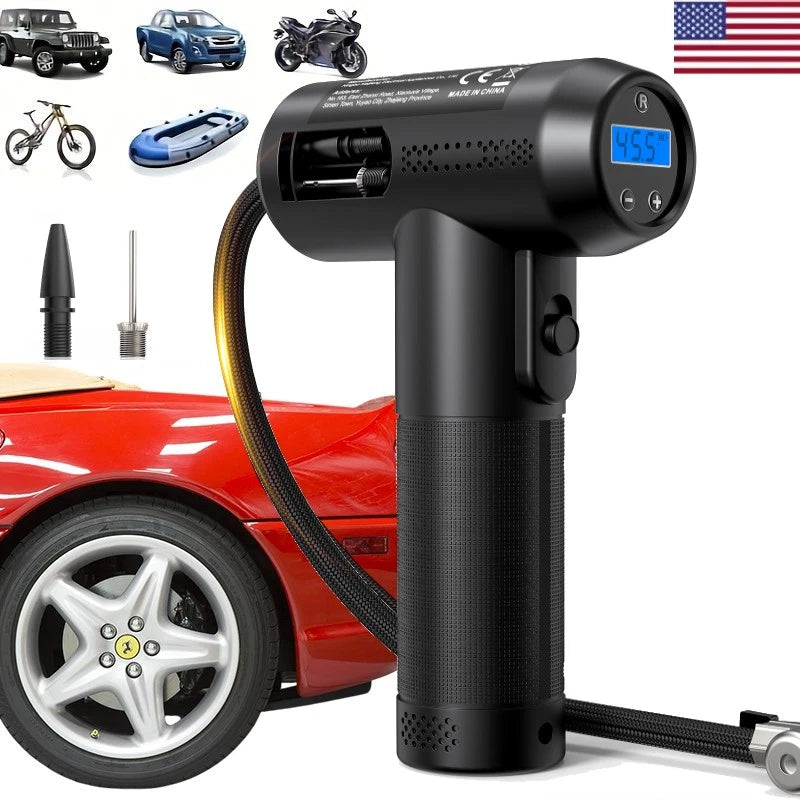 Tire Inflator Car Air Pump Compressor Electric Portable Auto 12V Volt 150 PSI