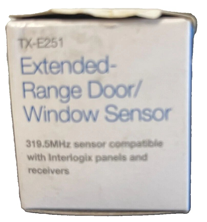Brand New Interlogix TX-E251 Wireless Door/Window Sensor, Magnet & Battery