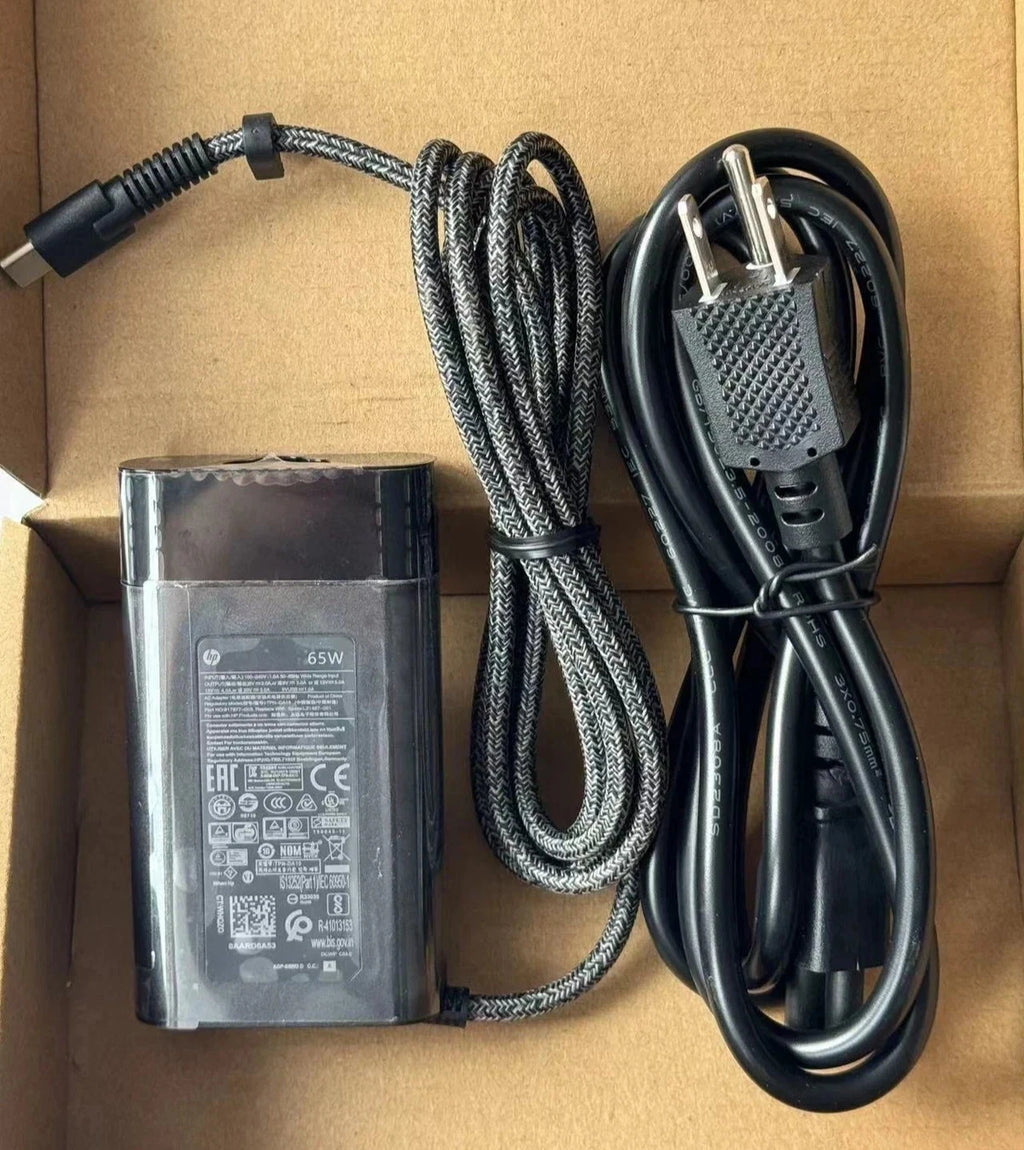 Genuine 65W HP USB C Type C AC Adapter Charger For ENVY 15-EW0013DX 13-bf0013dx