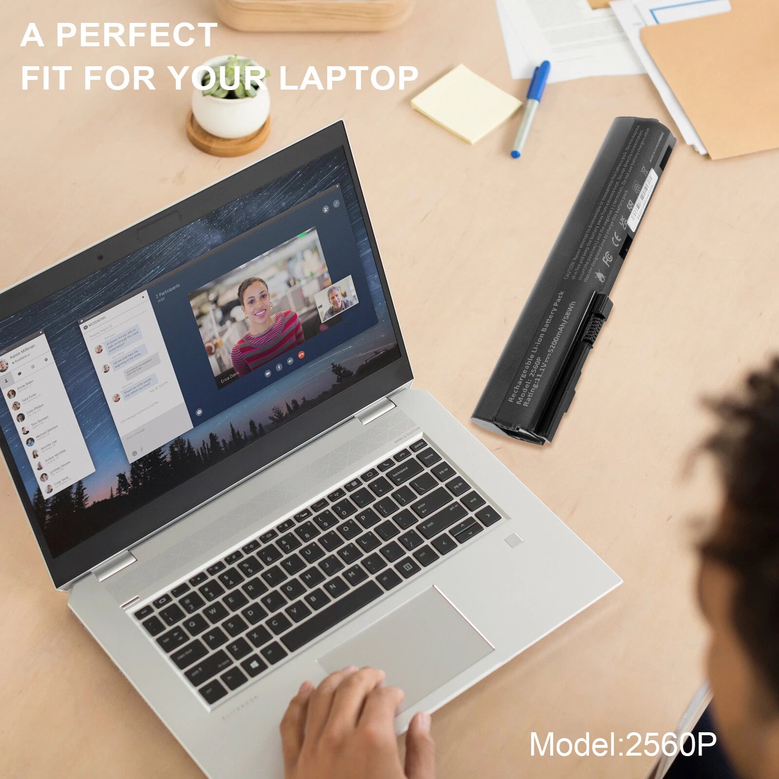 SX06XL Laptop Battery for HP Elitebook 2560p 2570p Serie 463309-241 QK644AA SX09