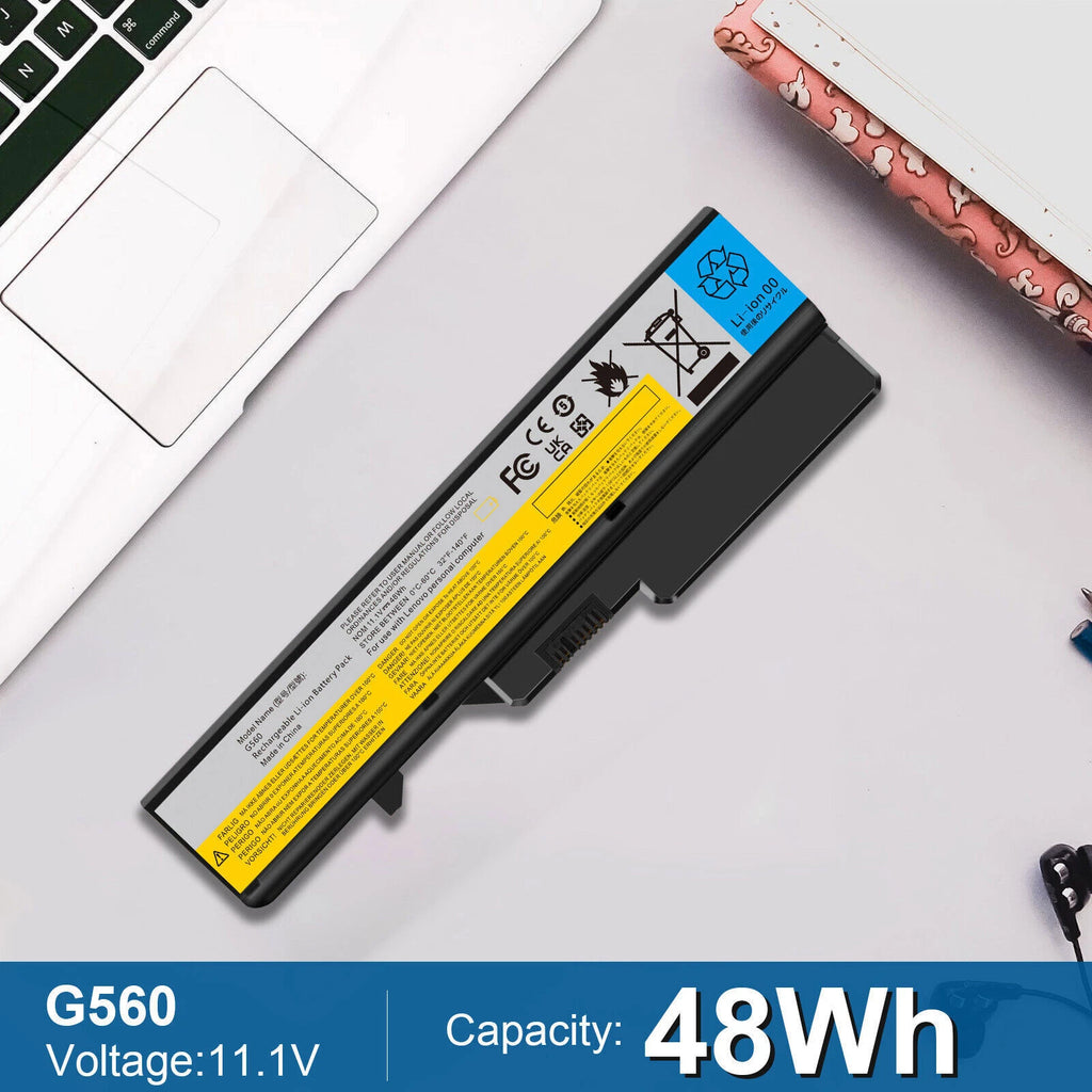 Laptop Battery for Lenovo IdeaPad G460 G560 B570 V360 V570 Z560 Z565 L09C6Y02