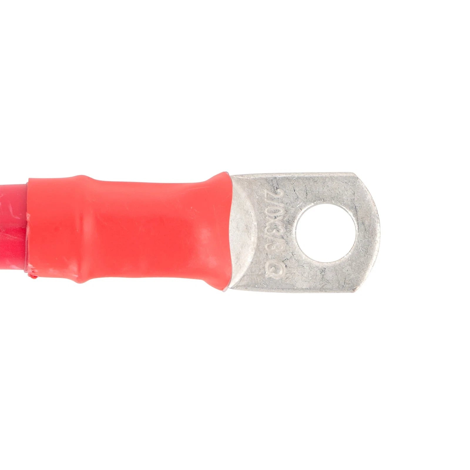 2/0 Red Battery Interconnect Cable 18" with 3/8" Lugs ASSEMBLED IN USA