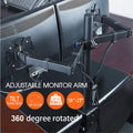 TV LCD LED Computer Monitor Laptop Table Riser Shelf Desktop Stand Space Saver