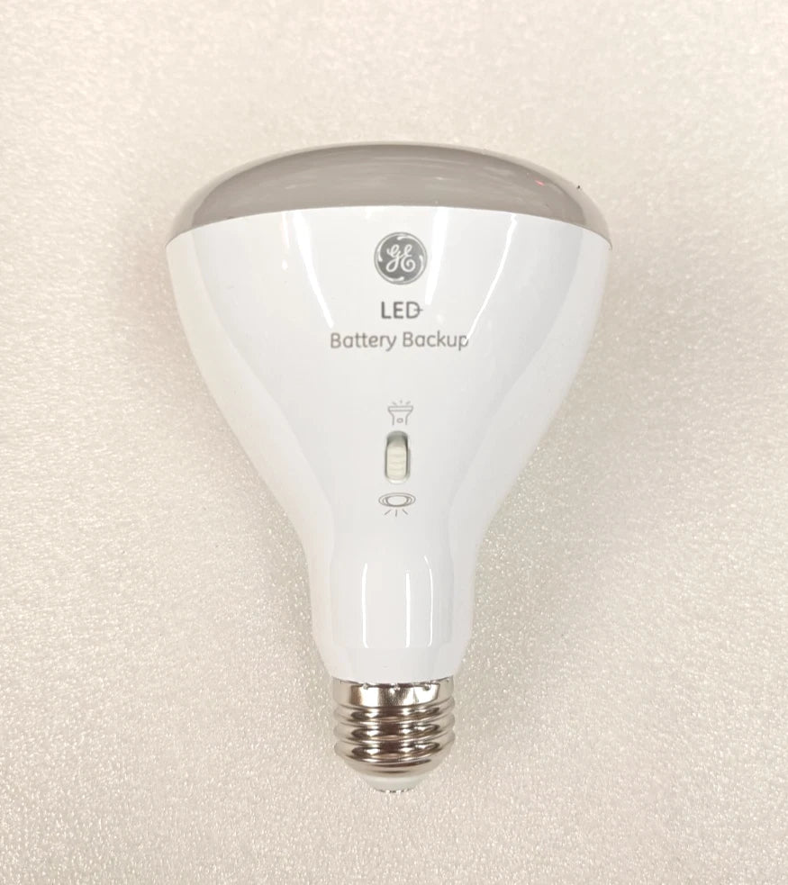 GE Lighting BR30 LED Battery Back Up Bulb 65W Replacement 8W - Soft White