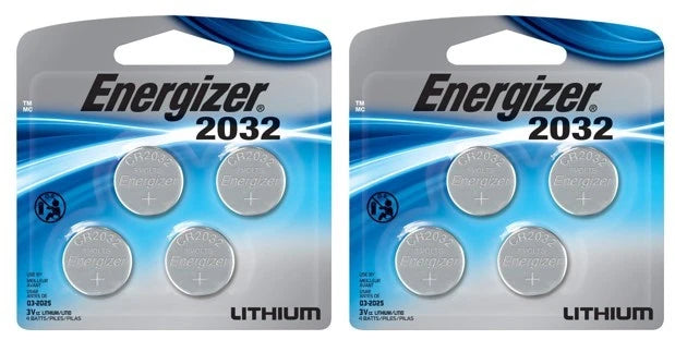 8 Energizer CR2032 CR 2032 3V Lithium Batteries "In Original Packaging" Exp 2025