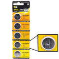 Exell Battery 5-Pack 3V Coin Cell Batteries Compatible with ECR2025 DL20256B