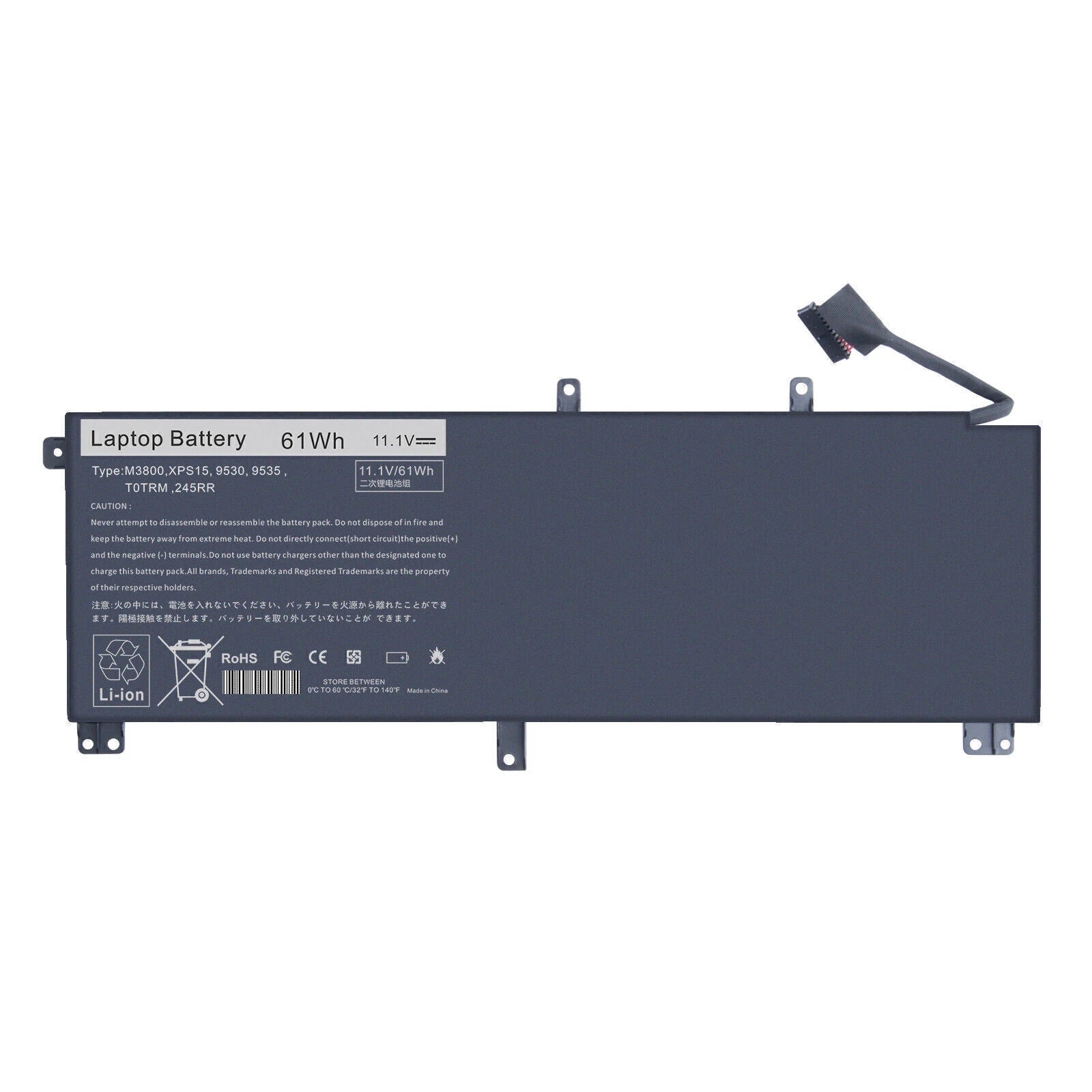 TOTRM Battery For Dell XPS 15 9530 9535 Precision M3800 245RR H76MV 7D1WJ T0TRM