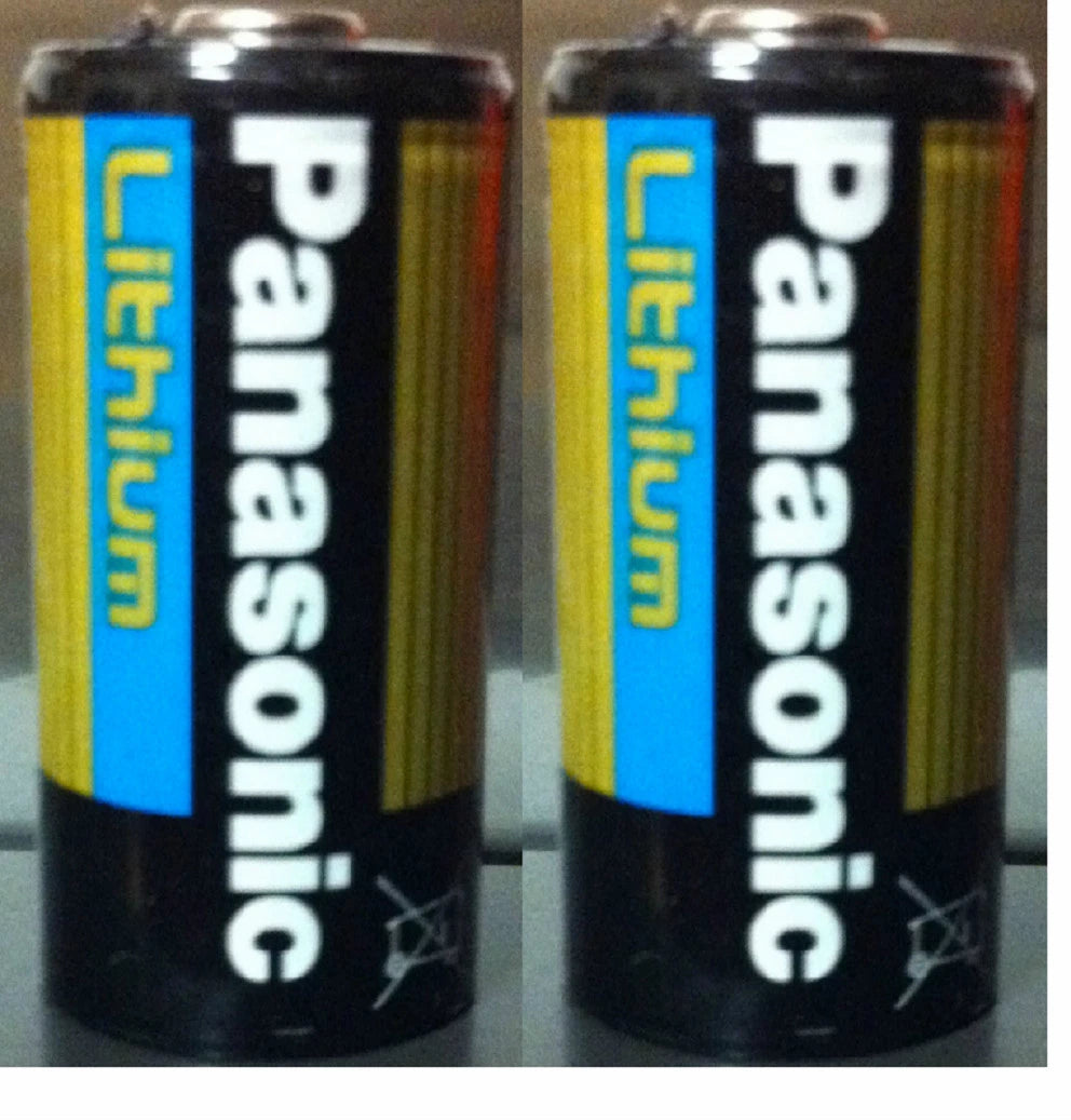 New "2" Panasonic CR123A 3V Battery 5816 5815 5800PIR-RES 5853 5890PI 5808W3