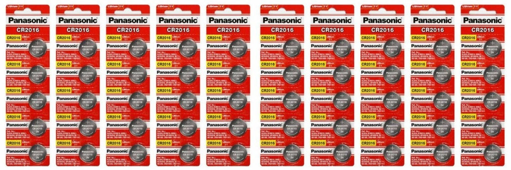 50 x PANASONIC CR 2016 CR2016 ECR2016 LITHIUM COIN CELL Button Battery Exp 2025