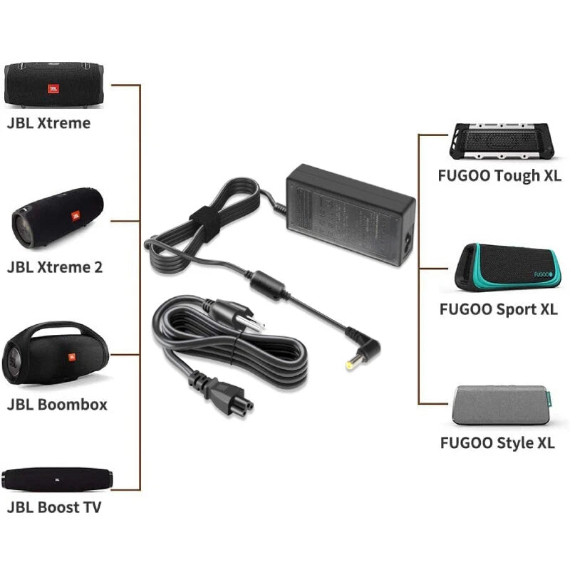 AC/DC Adapter For JBL Xtreme Extreme 1 2 Wireless Speaker Charger Power Supply