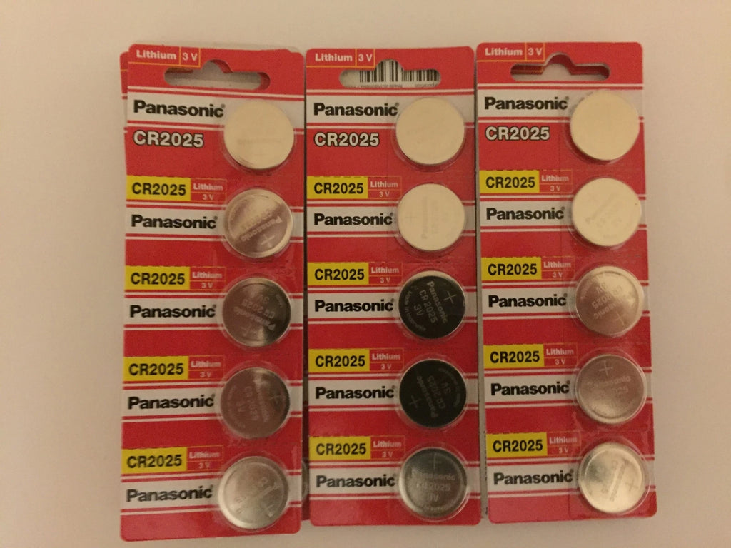 50 Fresh Panasonic CR2025 DL2025 ECR2025 3V Lithium Coin Battery Exp 2029