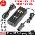 60W/120W AC Power Adapter 240V AC-DC 12V Car Converter Cigarette Lighter Socket