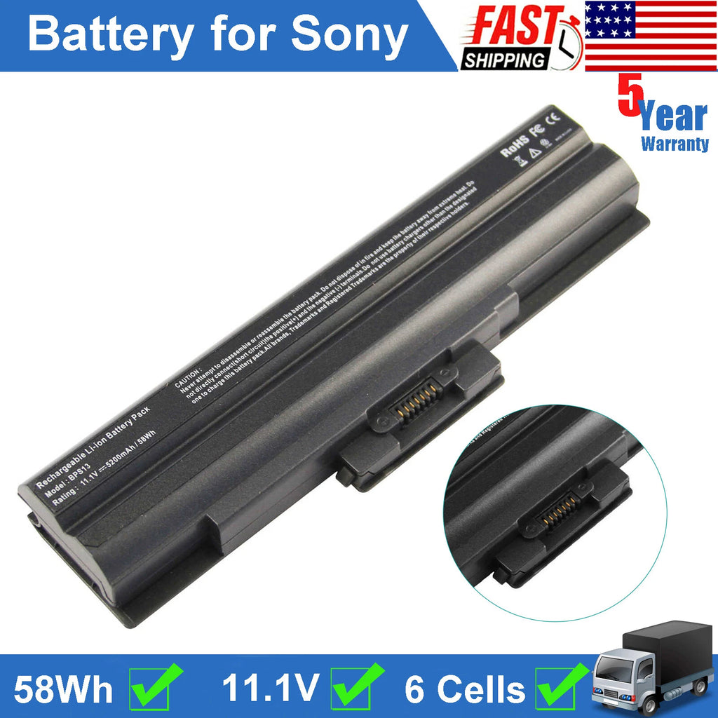Battery for Sony VGP-BPS13A VGP-BPS13B VGP-BPS13/B VGP-BPS13/Q VGP-BPS13A/B NEW