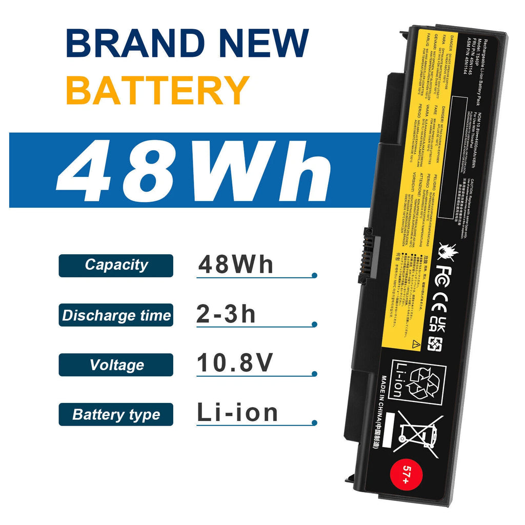 57+/57++ Battery For Lenovo Thinkpad 45N1153 45N1152 45N1145 W540 T540P T440P