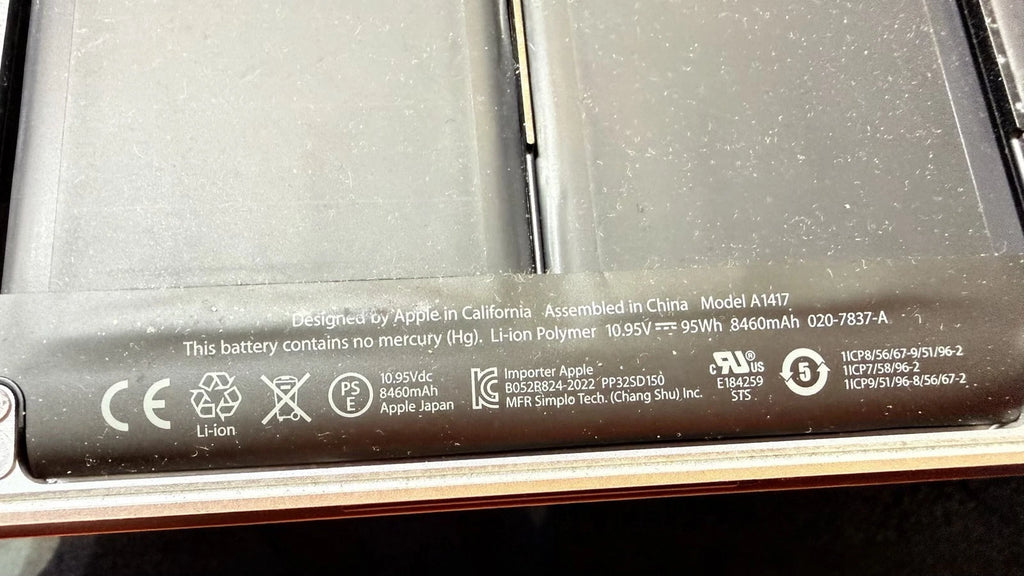 New Genuine A1417 Battery for MacBook Pro 15" A1398 Retina Mid 2012 Early 2013