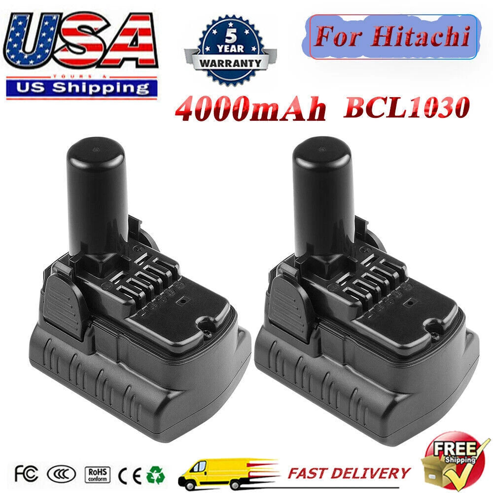 4.0Ah For Hitachi BCL1030 Power Tool Cordless Battery BCL1015 BCL1030M 329369