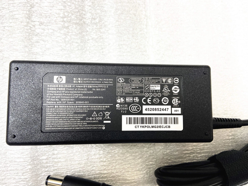 Genuine 90W Adapter Charger for Pavilion Dv4 Dv6 G60 G62 G72 ProBook G1 Series